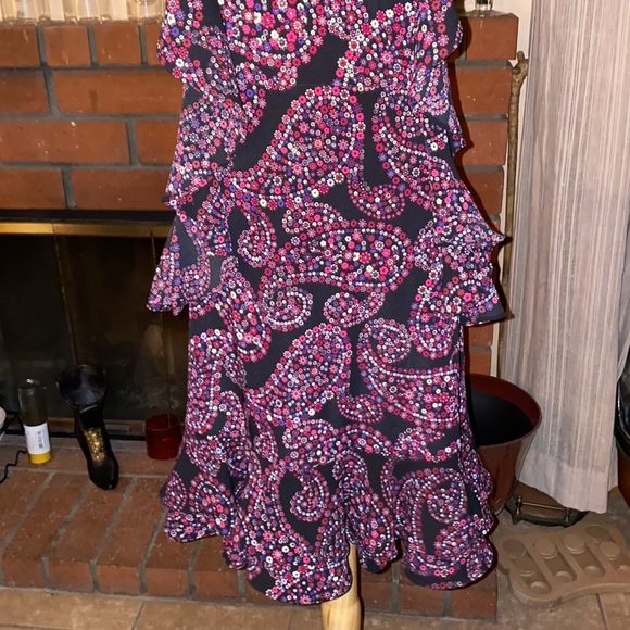 BX43 Michael Kors dress with ruffles - Picture 3 of 7